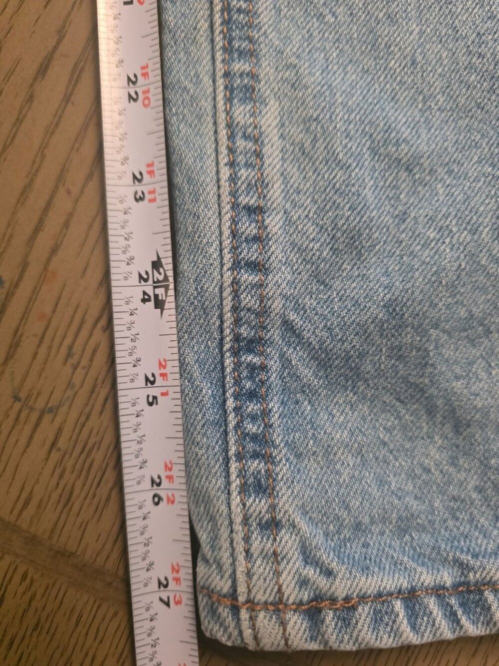 Vtg Empyre Straight Leg Jeans Cotton size 27 Adjustable Waist - Picture 9 of 12
